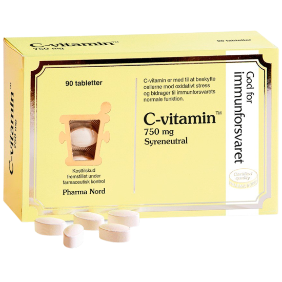 Pharma Nord C-vitamin Syreneutral 750 mg (90 tab)