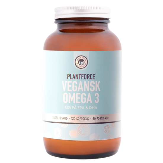 Plantforce Omega 3 (Vegansk EPA & DHA) (120 stk)