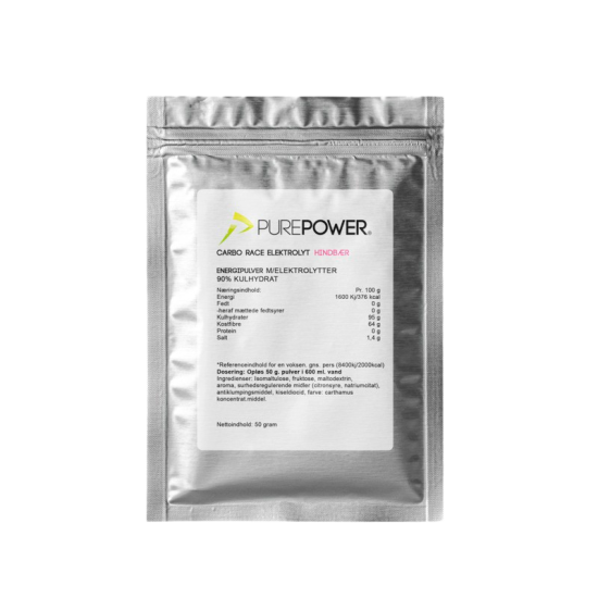 PurePower Carbo Race Electrolyte Raspberry (50 g)