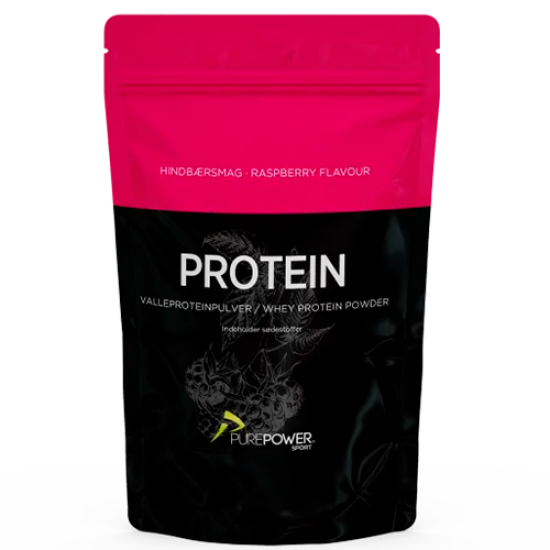 PurePower Proteinpulver Hindbær (400 g)