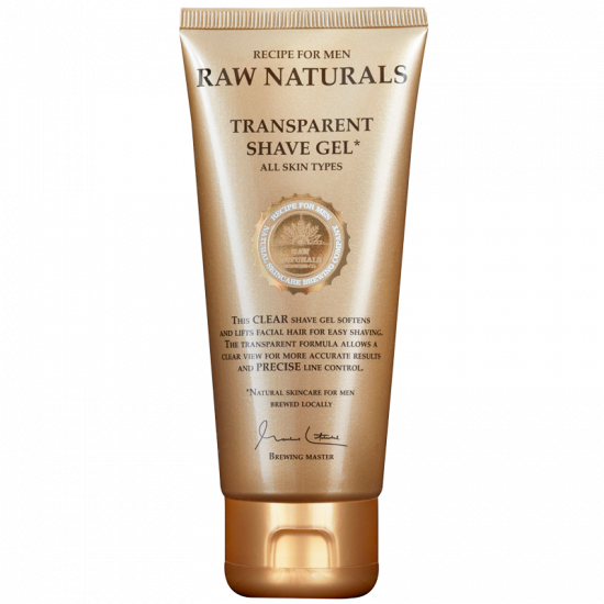 Raw Naturals Transparant Shaving Gel (100 ml)