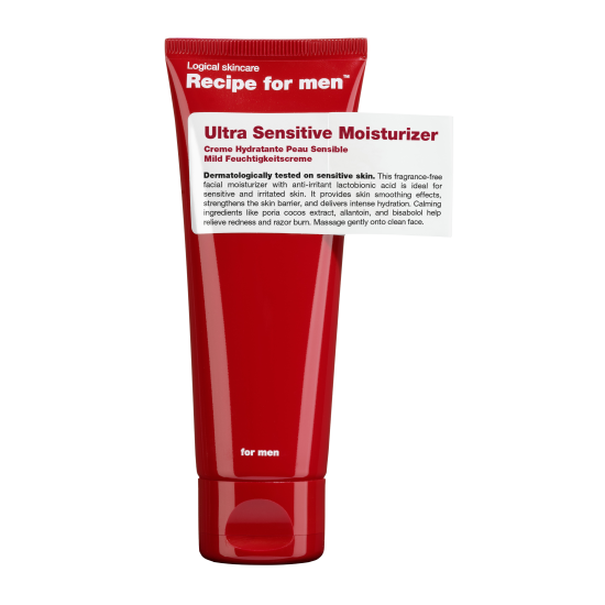 Recipe For Men Ultra Sensitive Moisturizer (75 ml)