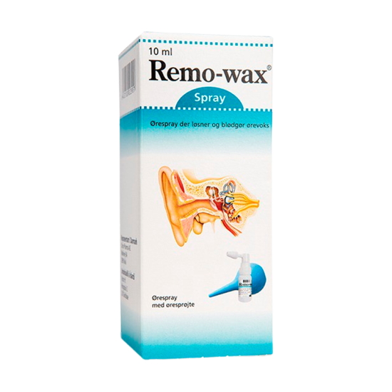 Remo-wax Ørespray Med Øresprøjte (10 ml)