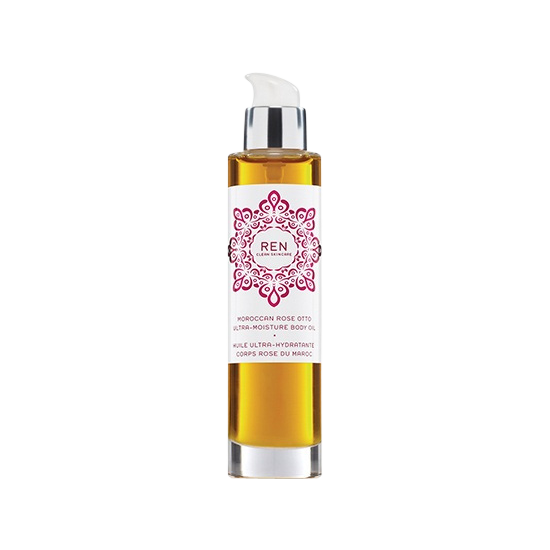 ren moroccan rose otto ultra-moisture body oil 100 ml.