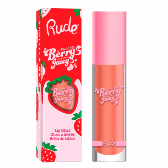 RUDE Cosmetics Berry Juicy Lip Gloss Nudist (1 stk)