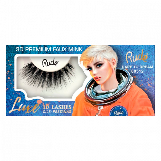 RUDE Cosmetics Luxe 3D Lashes Premium Faux Mink Dare to Dream (1 stk)