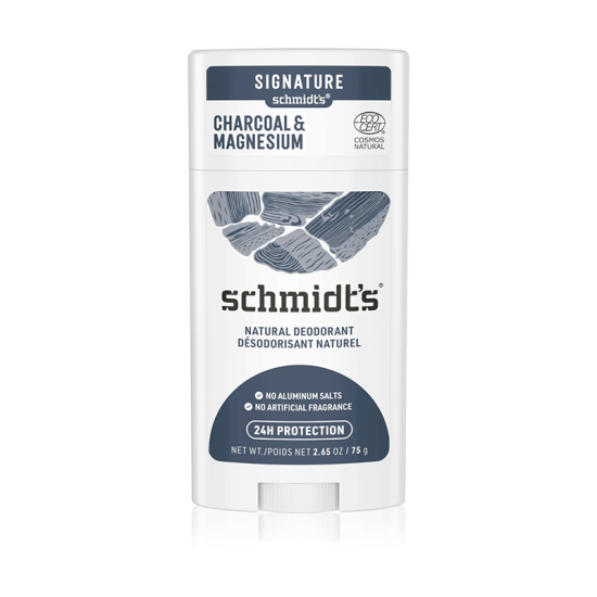 Schmidt's Deodorant stick - Magnesium + Charcoal (75 g)