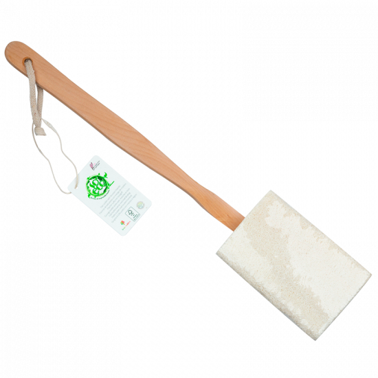 So Eco Flat Loofah With Wooden Handle 1 stk.