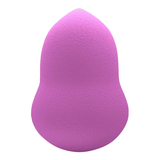 soho beauty blending pear shaped sponge purple