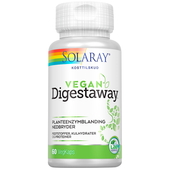 Solaray Vegan Digestaway (60 kapsler)