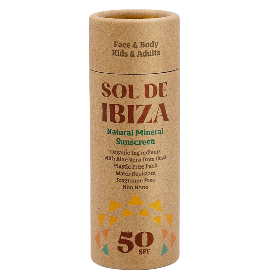 Sol De Ibiza Face & Body Plastic Free Stick SPF50 (45 g)