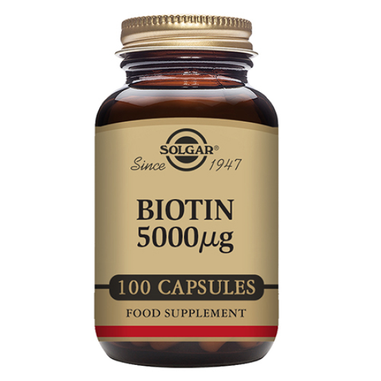 Solgar Biotin 5000 ug (100 kaps)