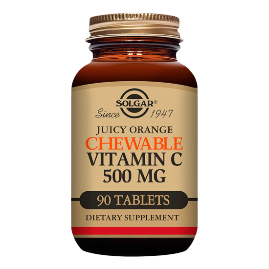 Solgar Vitamin C 500 mg Appelsinsmag (90 stk)