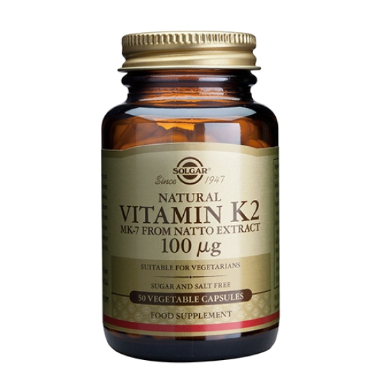 Solgar Vitamin K2 100 ug 50 kapsler.