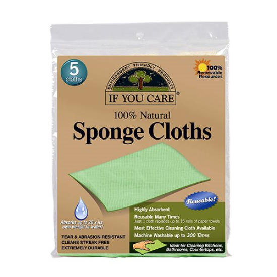 Sponge cloth 5 stk If you care