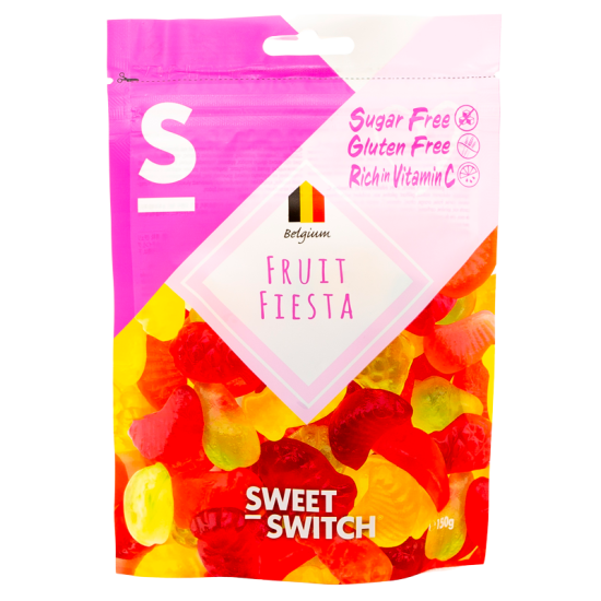 Sweet Switch Fiesta Vingummi Frugtblanding Sukkerfri (150 g)