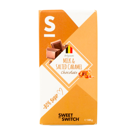Sweet Switch Mælkechokolade Med Karamel Sukkerreduceret (100 g)