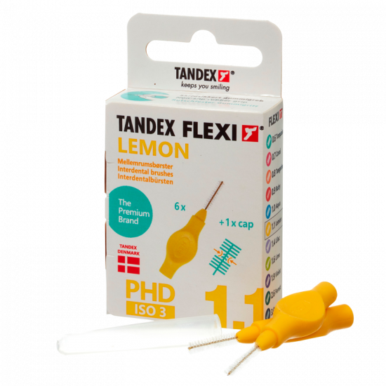 TANDEX Flexi Mellemrumsbørste Lemon PHD 1.1/ISO 3