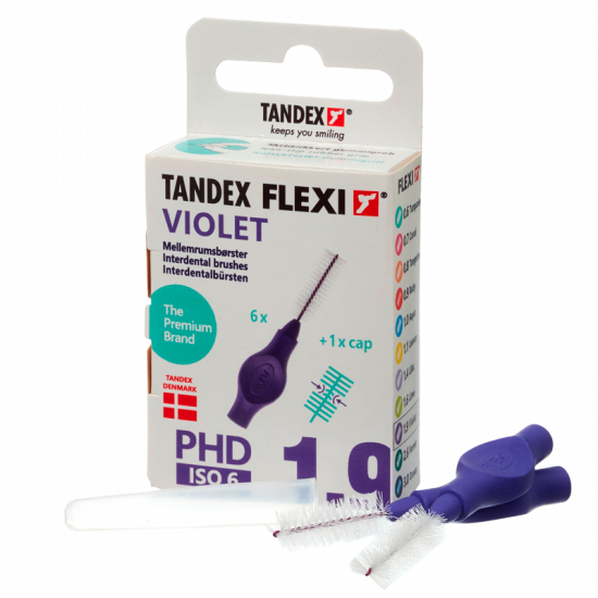 TANDEX Flexi Mellemrumsbørste Violet PHD 1.9/ISO 6