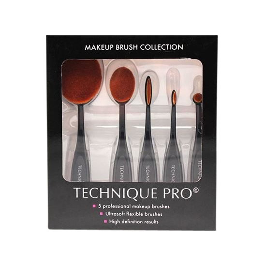 technique pro makeup brush collection 5 stk.