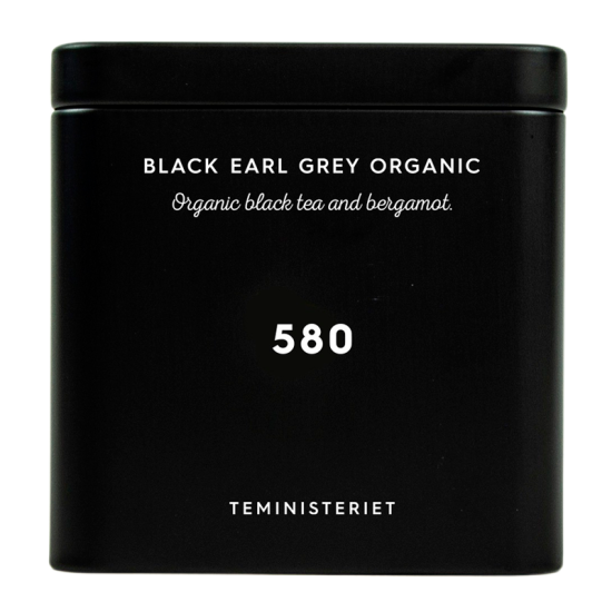 Teministeriet 580 Black Earl Grey Organic Tin (100 g)