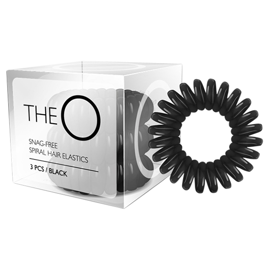 the o spiral elastikker black 3 stk