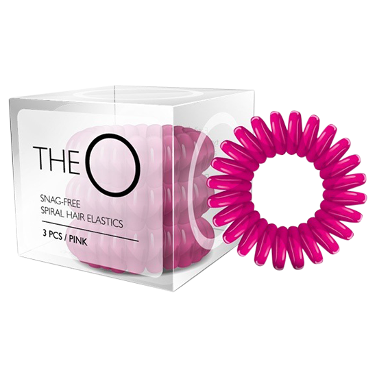 the o spiral elastikker pink 3 stk
