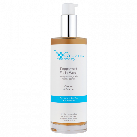 The Organic Pharmacy Peppermint Facial Wash 100 ml.