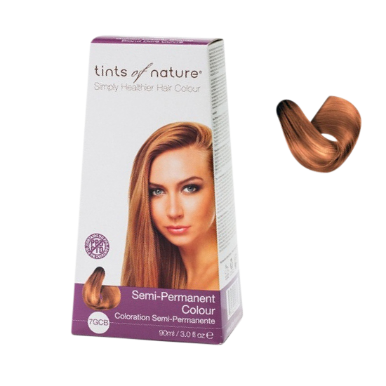 tints of nature golden copper blonde 7gcb 90 ml.