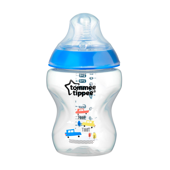 Tommee Tippee Closer To Nature Sutteflaske 0+ Mdr. Dreng 260 ml. (1 stk)