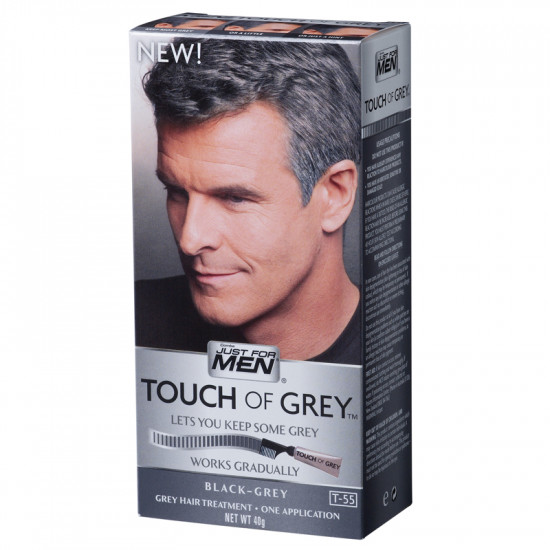 Just For Men Touch of Grey Hårfarve Black - Grey