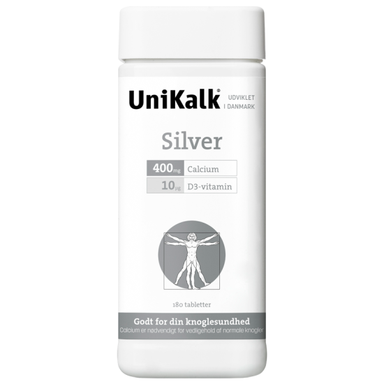 UniKalk Silver Tablet 180 stk.