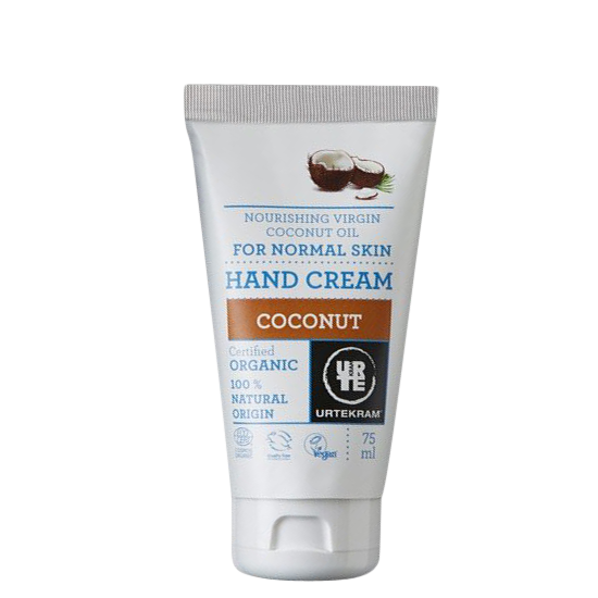 urtekram coconut hand cream 75 ml