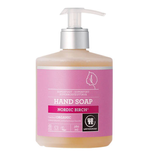 urtekram nordic birch hand soap superfugt 380 ml
