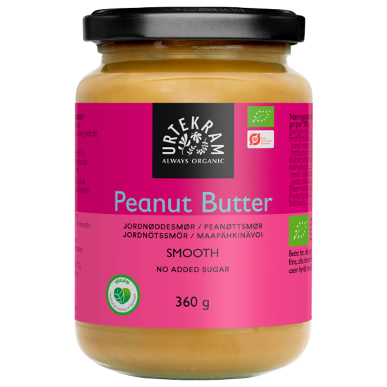 Urtekram Peanut Butter Smooth Ø (360 g)