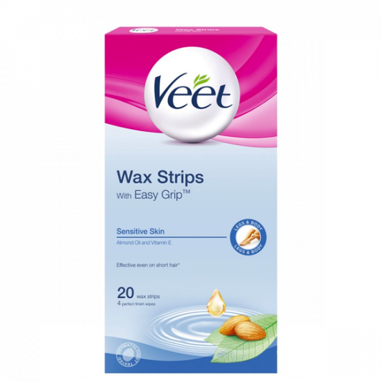 Veet Wax Strips Sensitive Skin 20 stk.