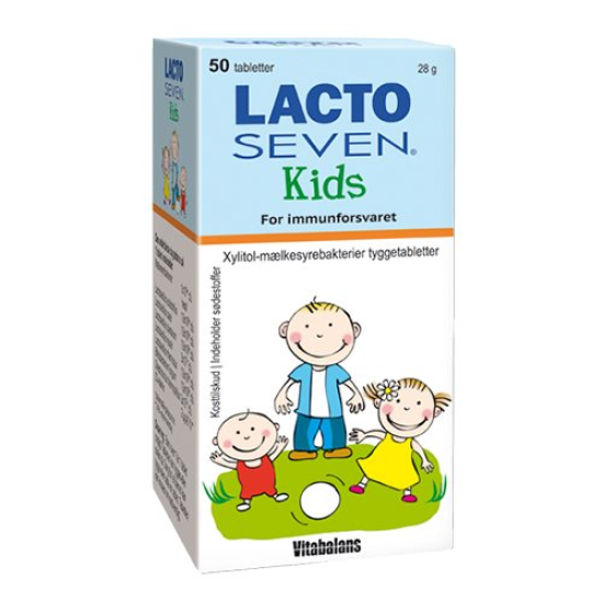 Vitabalans Lacto Seven Kids 50 tab