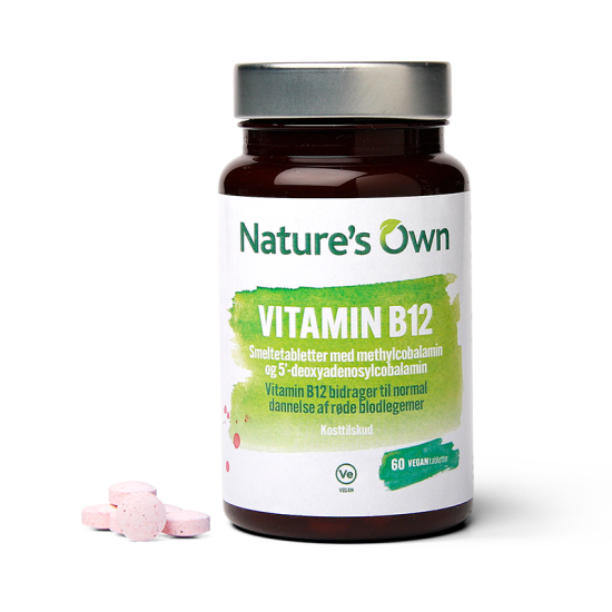 Natures Own Vitamin B12 Vegan Smeltetablet (60 tabl)