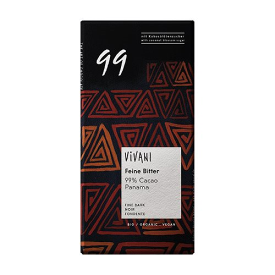 Vivani 99% Mørk Chokolade Ø (80 g)