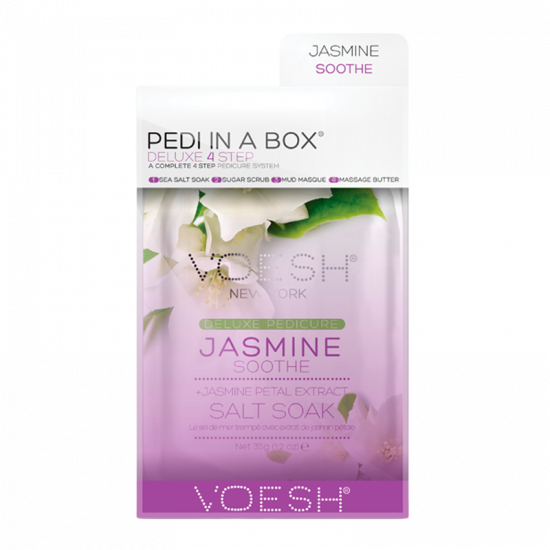 VOESH Pedi In A Box Deluxe 4 Step Pedicure Jasmine Soothe (1 stk)