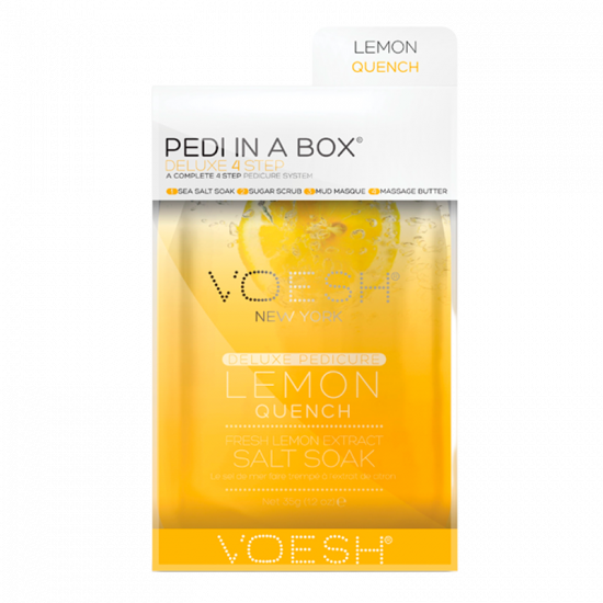 VOESH Pedi In A Box Deluxe 4 Step Pedicure Lemon Quench (1 stk)