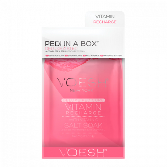 VOESH Pedi In A Box Deluxe 4 Step Pedicure Vitamin Recharge (1 stk)