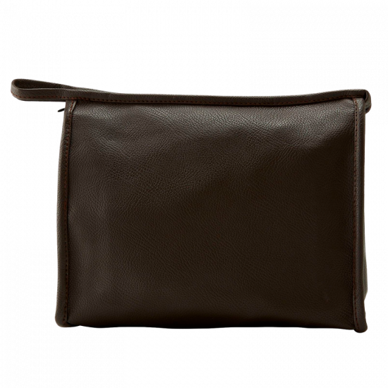 Voyage Timmy Toiletry Bag Brown Faux Leather (26x20x9 cm)