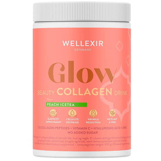 Wellexir Glow Beauty Drink - Peach Ice Tea (300 g)
