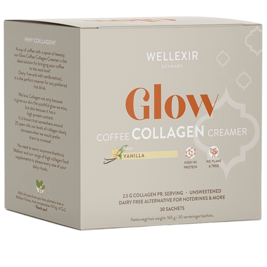 Wellexir Glow Coffee Creamer Vanilla (30 breve)