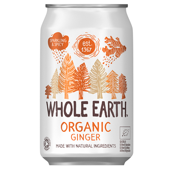Whole Earth Ingefær sodavand Ø (330 ml) 