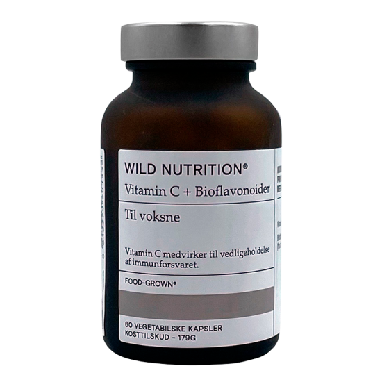 Wild Nutrition Food-Grown Vitamin C & Bioflavonoids (60 kaps)