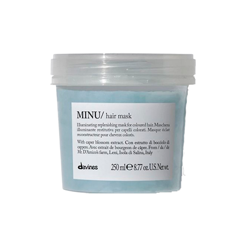 Se Davines Essential MINU Hair Mask (250 ml) hos Well.dk
