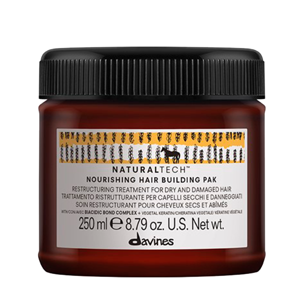 Se Davines NaturalTech Nourishing Hair Building Pak 250 ml. hos Well.dk