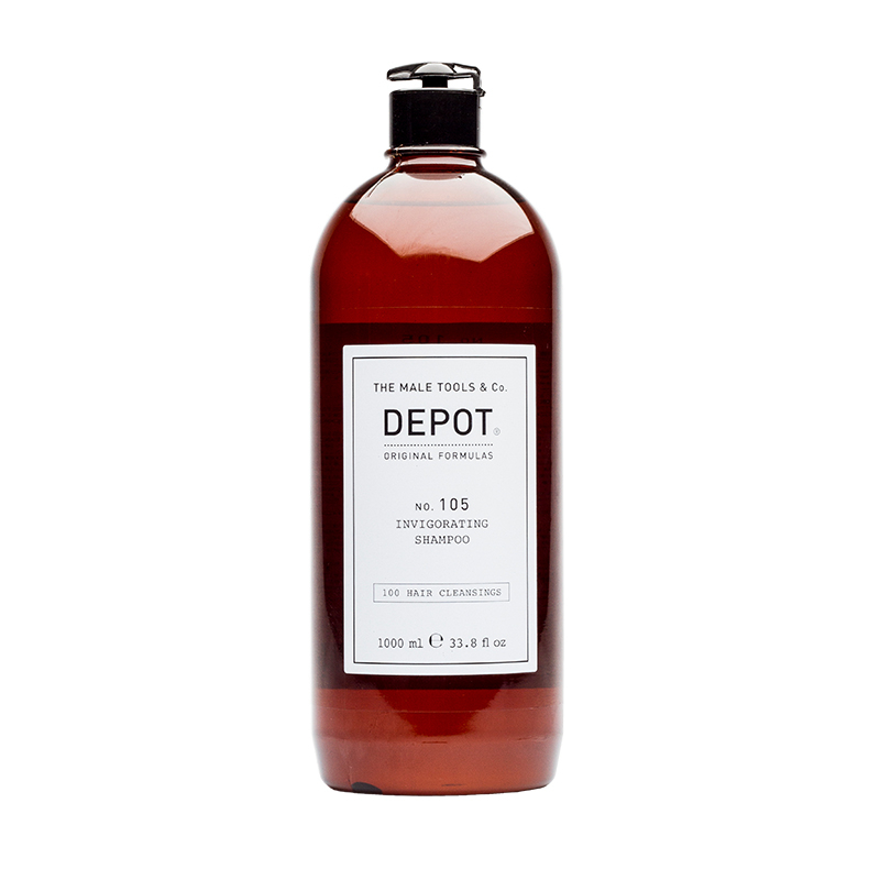 Se Depot Invigorating Shampoo, No. 105, 1000 ml. hos Well.dk